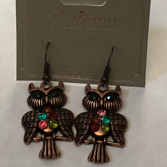 Princess Accessories Jewelry - Princess Accessories Owl Earrings